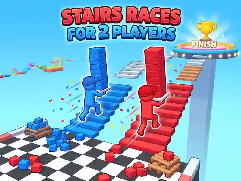 Spel Stairs Races For 2 Players aanlyn