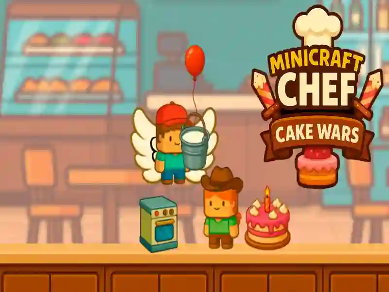 Spel Minicraft Chef Cake Wars aanlyn Spel Minicraft Chef Cake Wars aanlyn