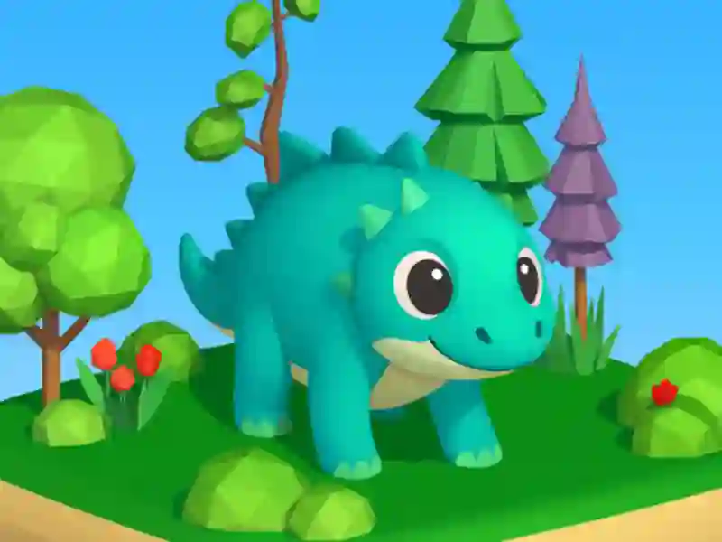 Spel Dino Idle Park aanlyn