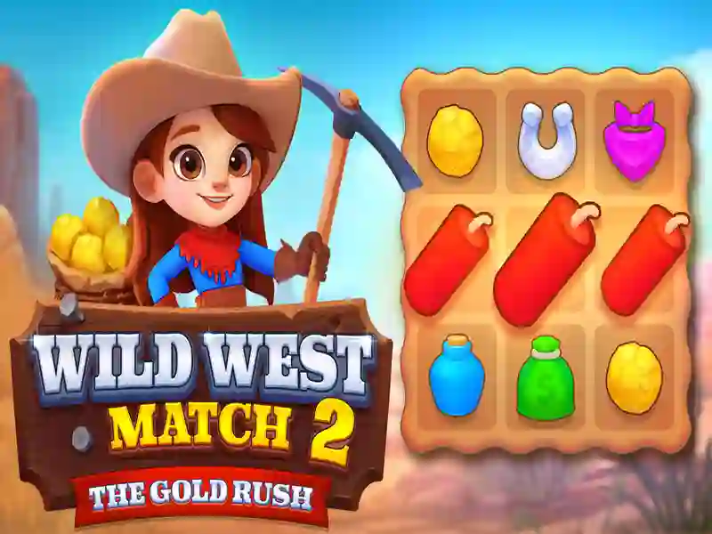 Spel Wild West Match 2: The Gold Rush aanlyn