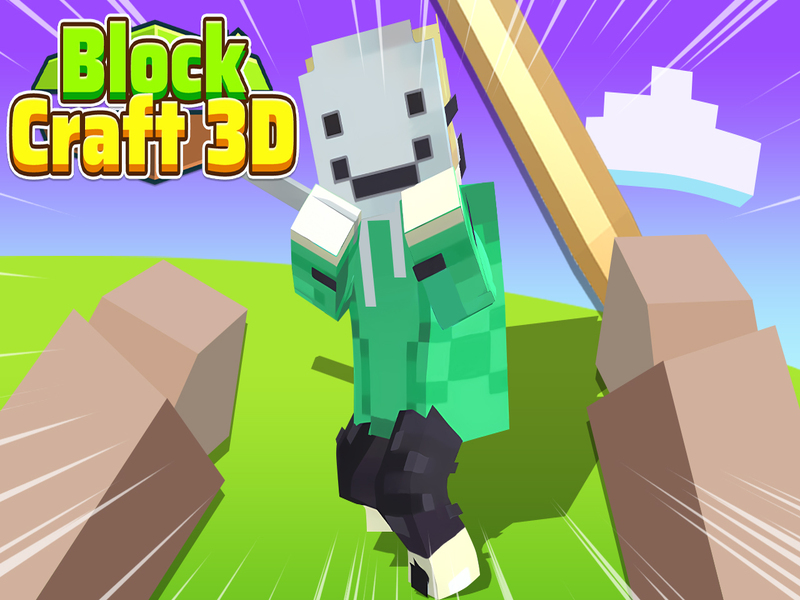 Spel Blok Craft 3D aanlyn