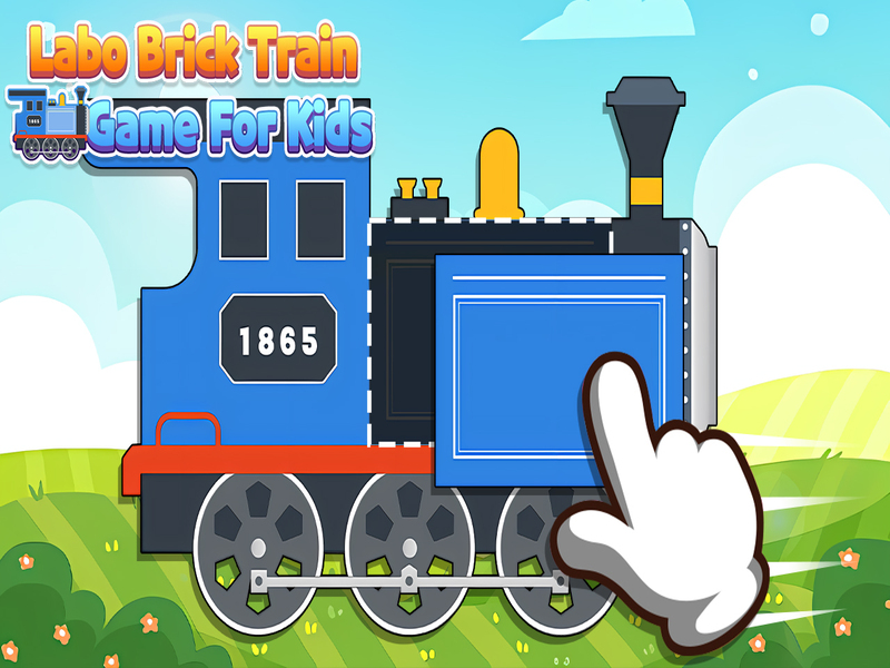 Spel Labo Brick Train Game vir kinders aanlyn