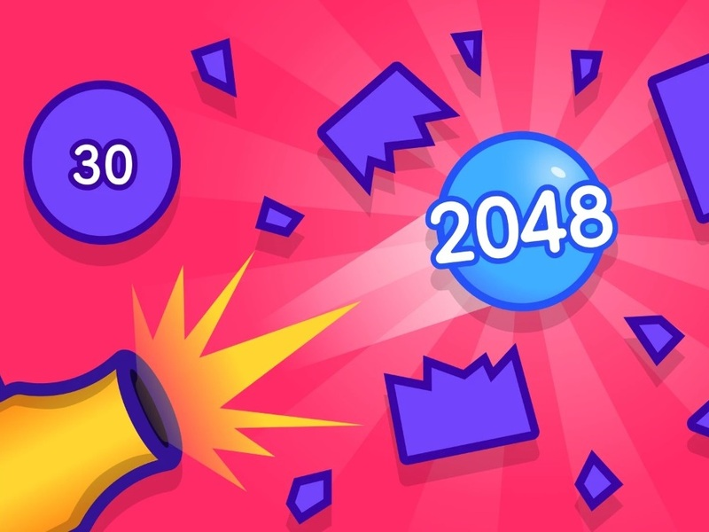 Spel 2048 blokke vernietiging aanlyn