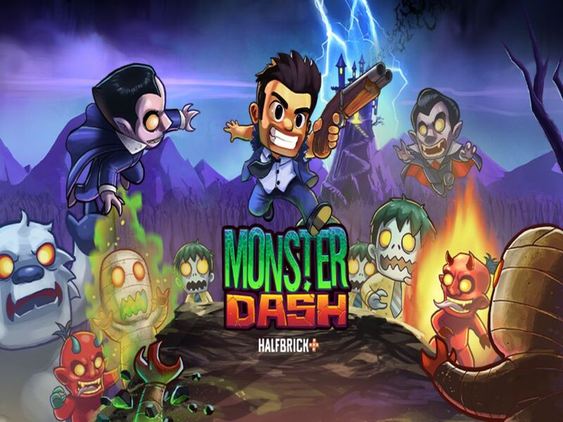 Spel Monster Dash aanlyn