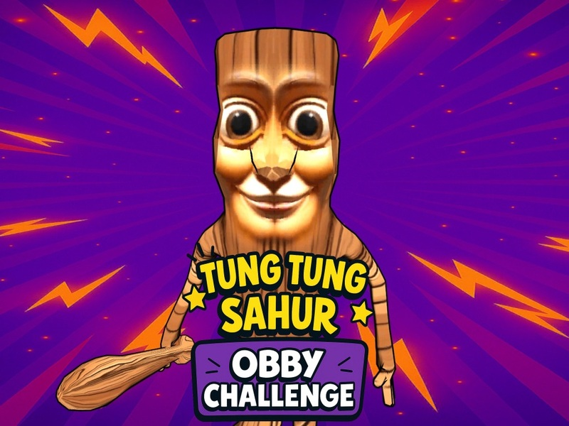 Spel Tung Tung Sahur: Obby Challenge aanlyn