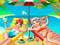 Spel Elsa en Anna Strand Selfie aanlyn