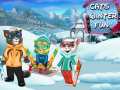 Spel Katte se Winterpret aanlyn
