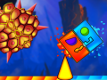 Spel Vuur en Water: Geometry Dash aanlyn