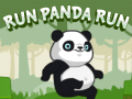 Spel Hardloop, panda, hardloop aanlyn