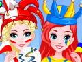 Spel Лучшие друзья: Чемпионат мира по раскраске лиц aanlyn