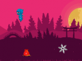 Spel Springende Ninja's Deluxe aanlyn