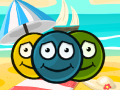 Spel Plesier met strandbal aanlyn