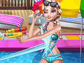 Spel Susters Swembad Partytjie aanlyn