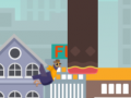 Spel Flappy Tortel aanlyn