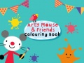 Spel Arty Muis en Vriende Kleurboek aanlyn