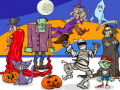 Spel Vind 5 Verskille Halloween aanlyn