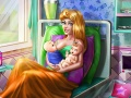 Spel Slaperige Prinses: Tweelinggeboorte aanlyn
