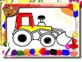 Spel Terug naar skool: Kinders se motor kleure aanlyn