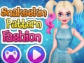 Spel Mode met slanghuidpatroon aanlyn