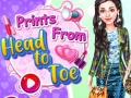 Spel Afdrukke van hoof tot tone aanlyn
