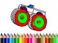 Spel Terug na skool: Monstertruck kleur aanlyn