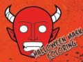 Spel Halloween-masker inkleurboek aanlyn
