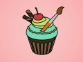 Spel Leker Cupcake Kleur aanlyn