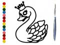 Spel Terug na Skool: Swan Kleurboek aanlyn