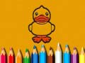Spel Terug na Skool: Eend Kleurboek aanlyn
