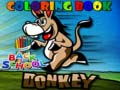 Spel Terug na skool: Kleurboek 'Donkie' aanlyn