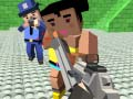 Spel GunGame skietoorlog: blok gangster aanlyn