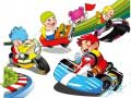 Spel Karikatuur Kart Legpuzzel aanlyn