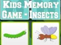 Spel Kinders se Geheugespel - Insekte aanlyn