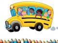 Spel Skoolbus Kleurboek aanlyn