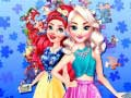 Spel Prinses Puzzel Portret aanlyn