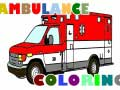 Spel Ambulansvrag kleurbladsye aanlyn