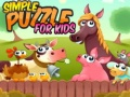 Spel Eenvoudige legkaart vir kinders aanlyn