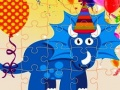 Spel Dino Partytjie Legpuzzel aanlyn