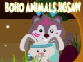 Spel Boho Diere Legpuzzle aanlyn