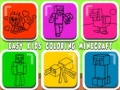 Spel Maklike Kinderskleurskrywe Minecraft aanlyn