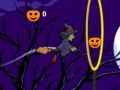 Spel Vlieënde heks Halloween aanlyn