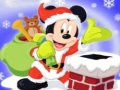 Spel Disney Kersfees Legkaart aanlyn