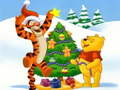 Spel Winnie the Pooh Kerspuzzle aanlyn