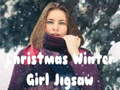 Spel Kersfees Winter Meisie Legpuzzel aanlyn