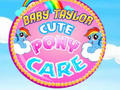 Spel Klein Taylor: Versorging van Pragtige Ponies aanlyn