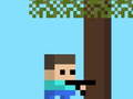 Spel Steve se avontuurlike in Minescraft aanlyn