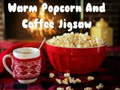 Spel Warm Popcorn en Koffie Legkaart aanlyn