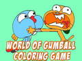 Spel Wêreld van Gumball Kleur Speletjie aanlyn
