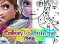 Spel Kleur Volgens Nommer met Frozen II aanlyn