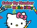 Spel Kleur Volgens Nommer Met Hello Kitty aanlyn